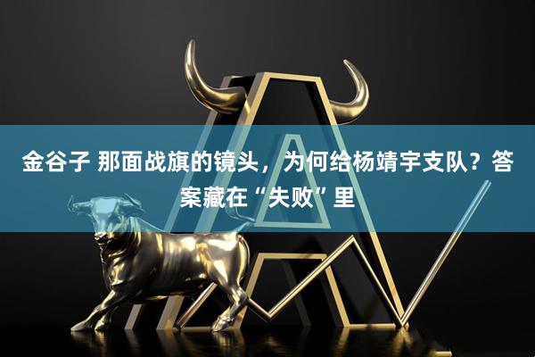 金谷子 那面战旗的镜头，为何给杨靖宇支队？答案藏在“失败”里